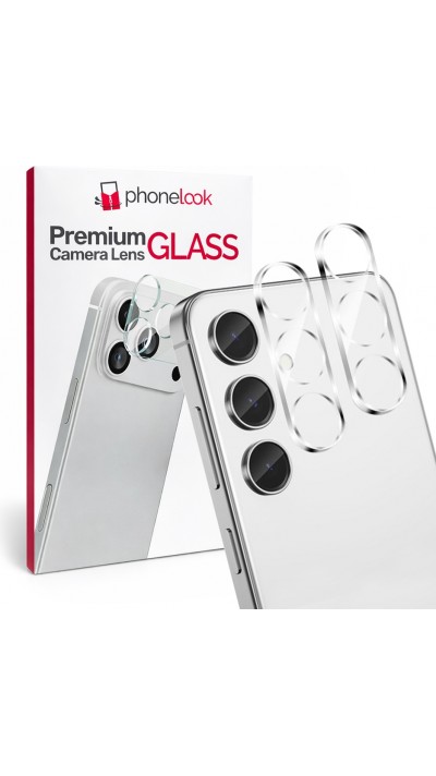 Pack de 2 vitres de protection caméra - Transparent - Samsung Galaxy S24