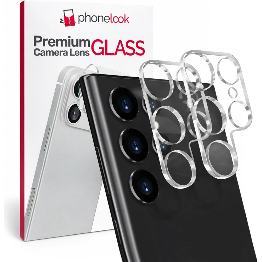 Pack de 2 vitres de protection caméra - Transparent - Samsung Galaxy S24 Ultra