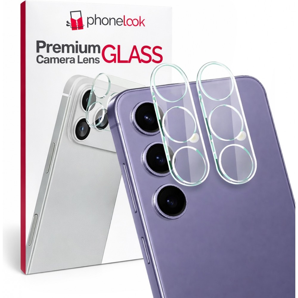 2er-Pack Kameraschutzglas - Transparent - Samsung Galaxy S25