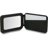 Karl Lagerfeld eleganter und praktischer MagSafe Spiegel Kartenhalter - Schwarz