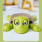 Lustiger Schildkr&ouml;ten-Untersetzer aus Kunststoff - Originelles Geschenk und witzige Deko - Gr&uuml;n