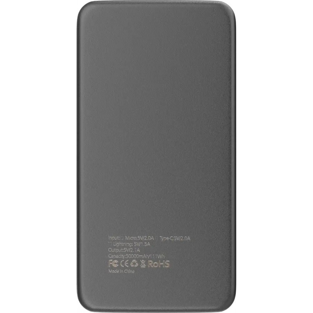 Power Bank batterie externe BLM-S30 50000mAh écran LED + double USB - Noir