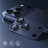 Protection caméra antichoc en verre trempé couverture intégrale ultra résistante - Bleu - iPhone 17 Pro Max