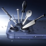 Protection caméra antichoc en verre trempé couverture intégrale ultra résistante - Orange - iPhone 17 Pro Max