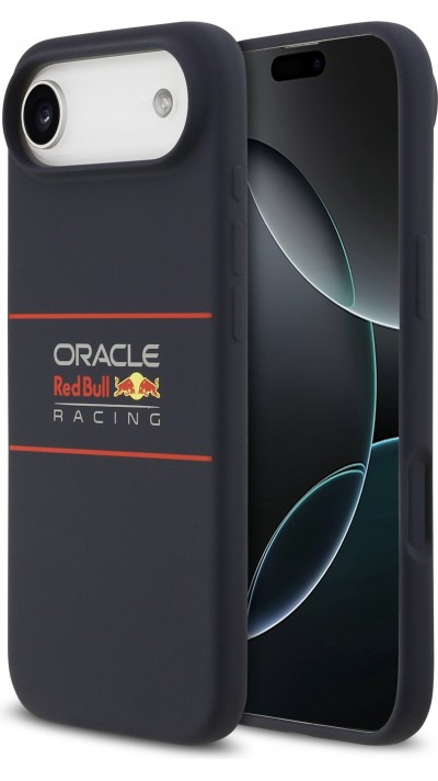 iPhone Air Case Hülle - Red Bull Silikon Horizontal Zentrales Logo MagSafe - Blau