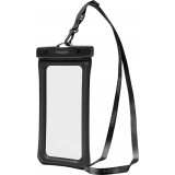 Sac pochette banane &eacute;tanche waterproof Spigen Aqua Shield A621 avec &eacute;tui flottant - Noir