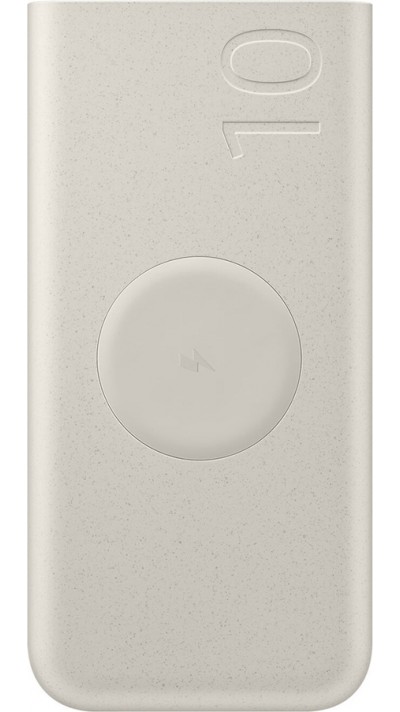 Samsung batterie externe wireless 10000 mAh 2x USB-C 25W Powerbank charge ultra-rapide - Beige