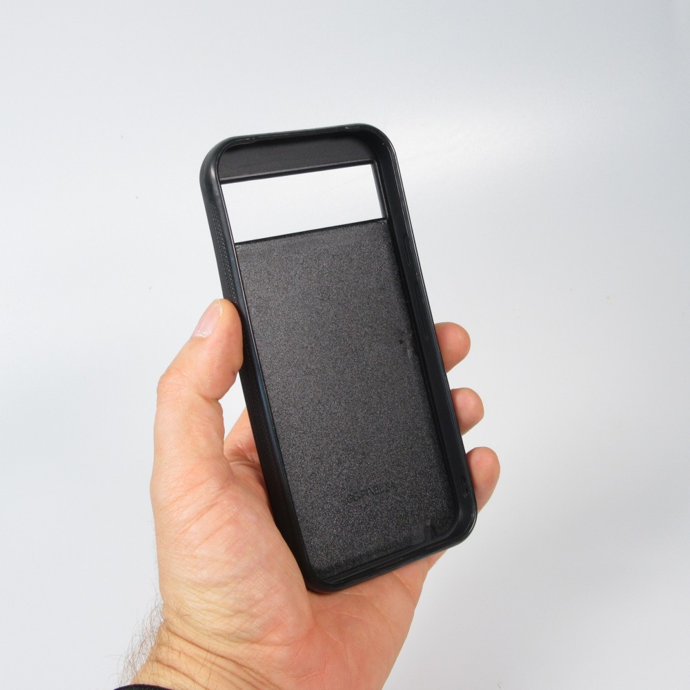 Coque Google Pixel 8a - Silicone rigide noir Zen Tiger
