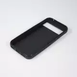Google Pixel 8a Case Hülle - Silikon schwarz Verbier Cabane Mont-Fort