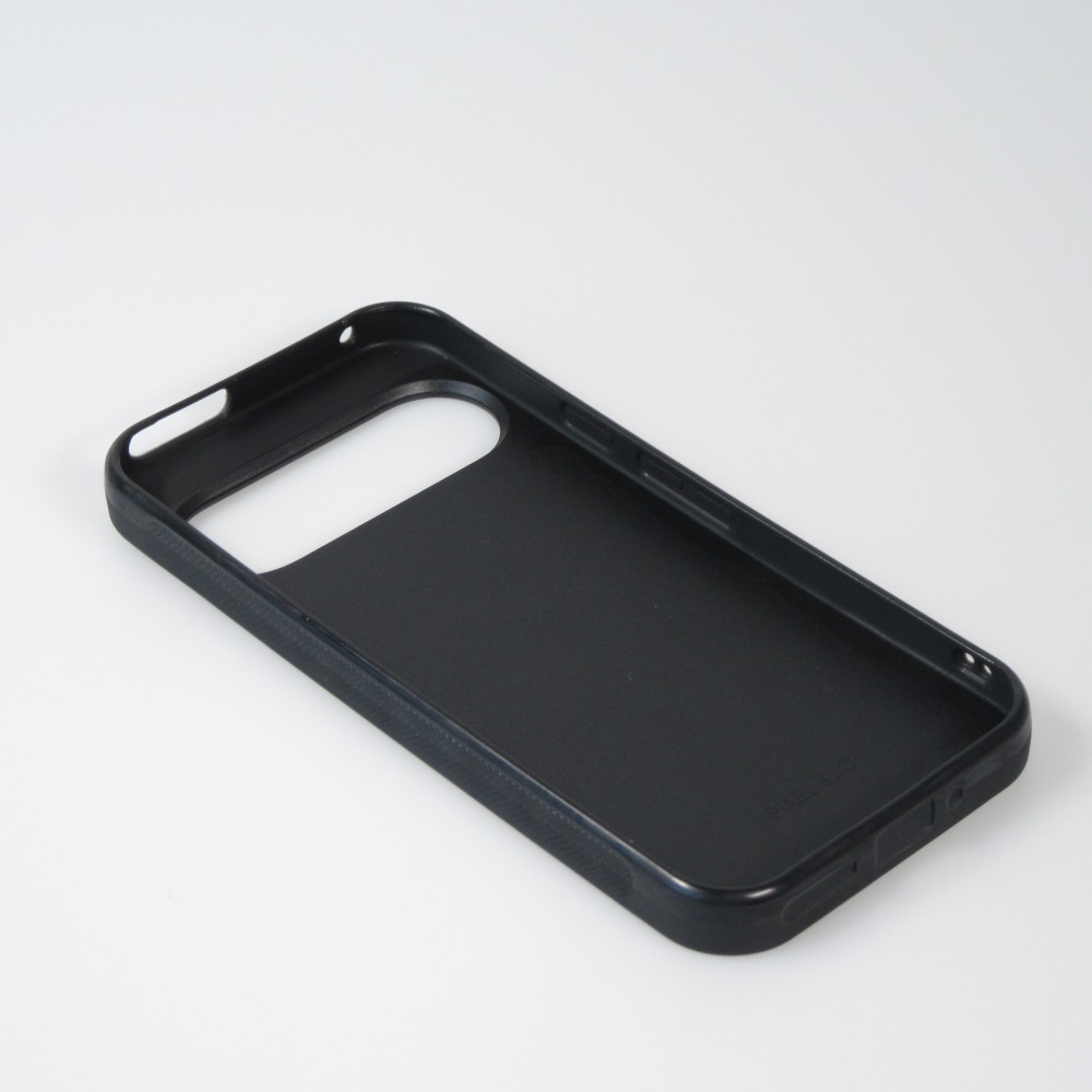 Google Pixel 9 / Pixel 9 Pro Case Hülle - Silikon schwarz Vintage Skiberg