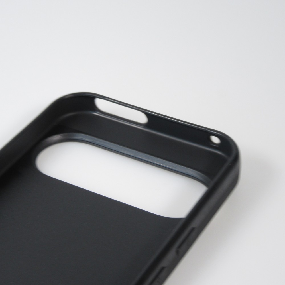 Google Pixel 9 / Pixel 9 Pro Case Hülle - Silikon schwarz Vintage Skiberg
