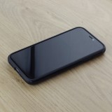 Coque iPhone 11 - Hybrid Armor noir Summer 2025 Pattern papaya
