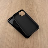Coque iPhone 11 - Hybrid Armor noir Summer 2025 Pattern papaya