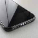 iPhone 11 Case Hülle - Silikon schwarz Kunstbild - Die Erschaffung Adams - Michelangelo