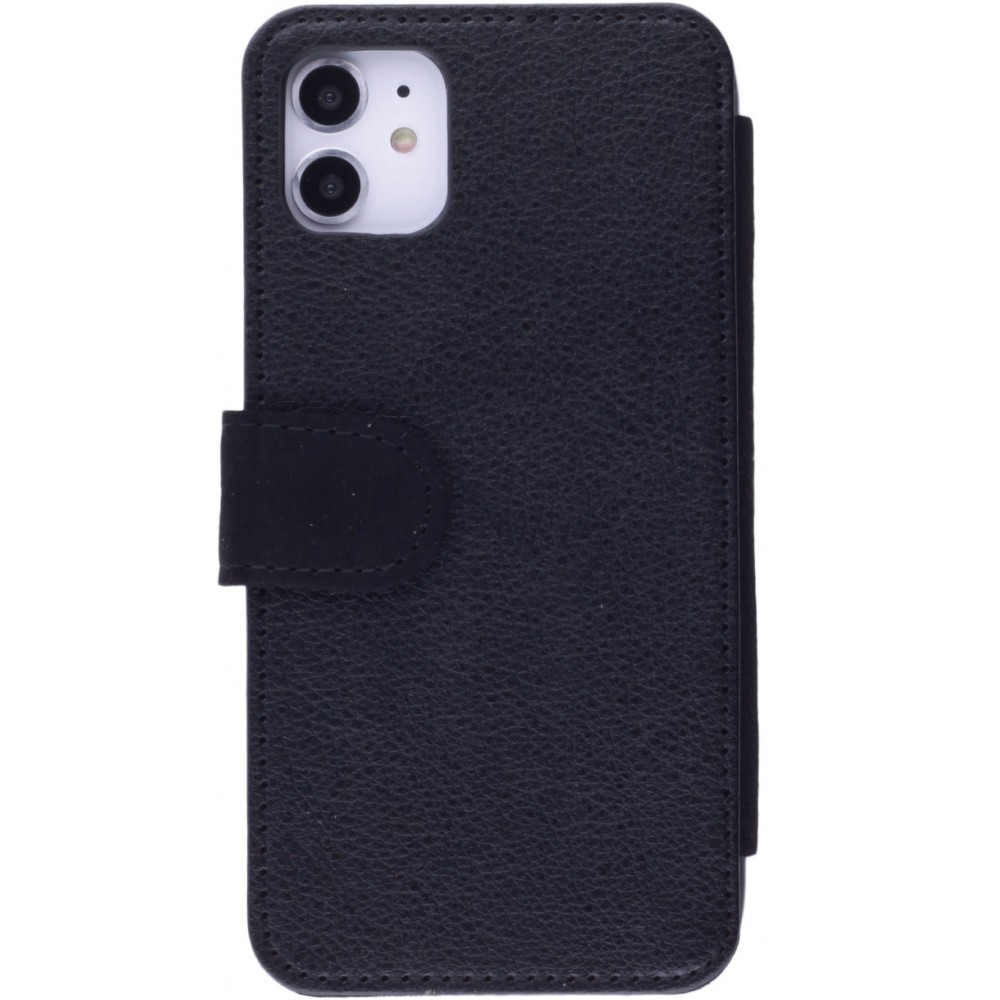 Coque iPhone 11 - Wallet noir Summer 2025 Pattern soleil
