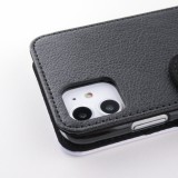 Coque iPhone 11 - Wallet noir Summer 2025 Pattern soleil