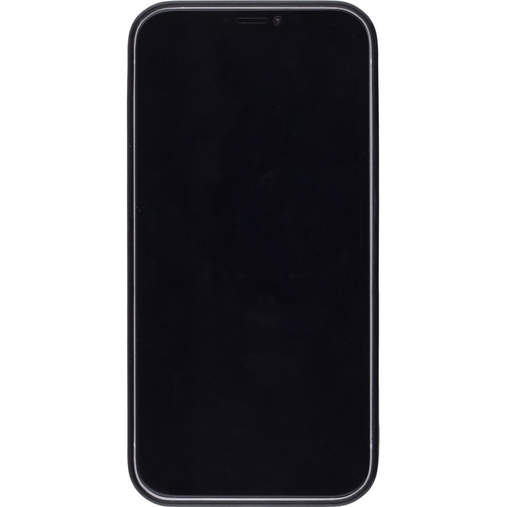 Coque iPhone 12 / 12 Pro - Silicone rigide noir Summer 2025 Bring me to the beach