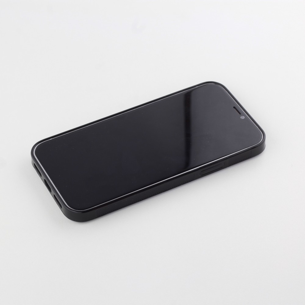 Coque iPhone 12 / 12 Pro - Silicone rigide noir Summer 2025 Bring me to the beach