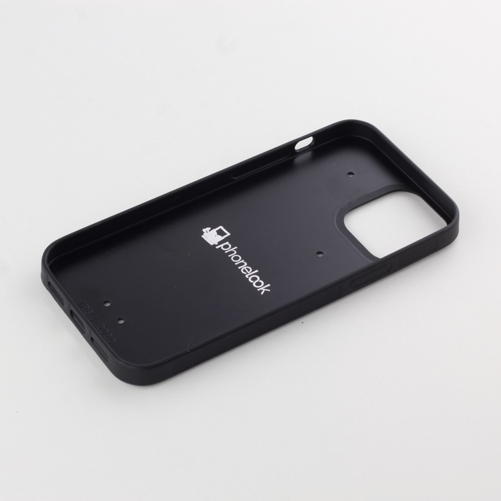 Coque iPhone 12 / 12 Pro - Silicone rigide noir Summer 2025 Bring me to the beach