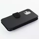 Hülle iPhone 12 / 12 Pro - Wallet schwarz Zen Tiger