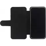 Hülle iPhone 12 / 12 Pro - Wallet schwarz Zen Tiger