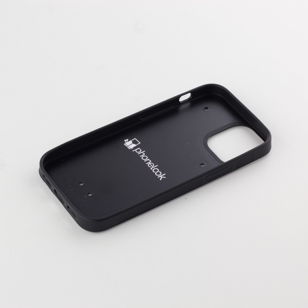 Coque iPhone 12 mini - Silicone rigide noir Summer 2025 Enjoy your life