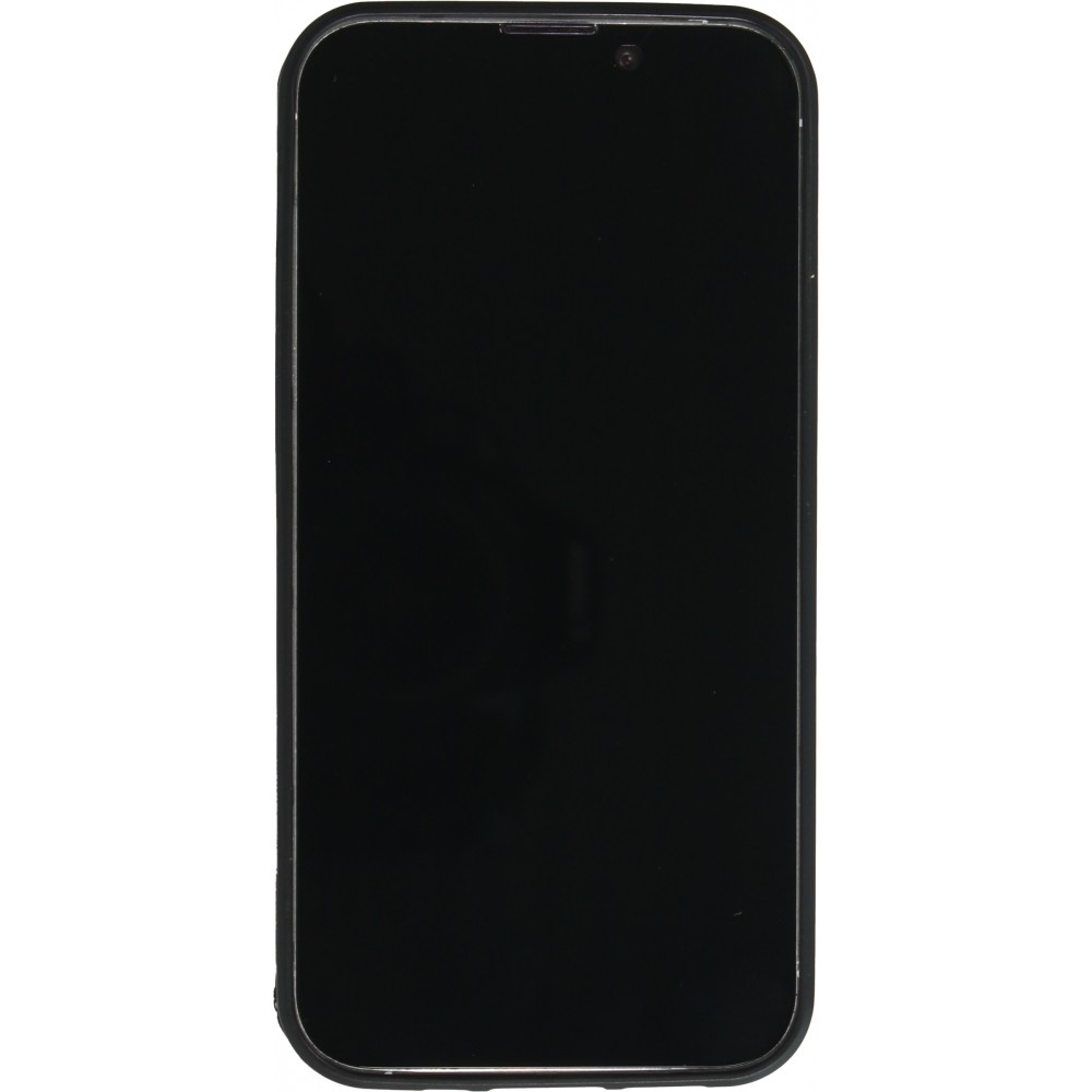 Coque iPhone 13 mini - Silicone rigide noir Halloween 2025 Trick treat