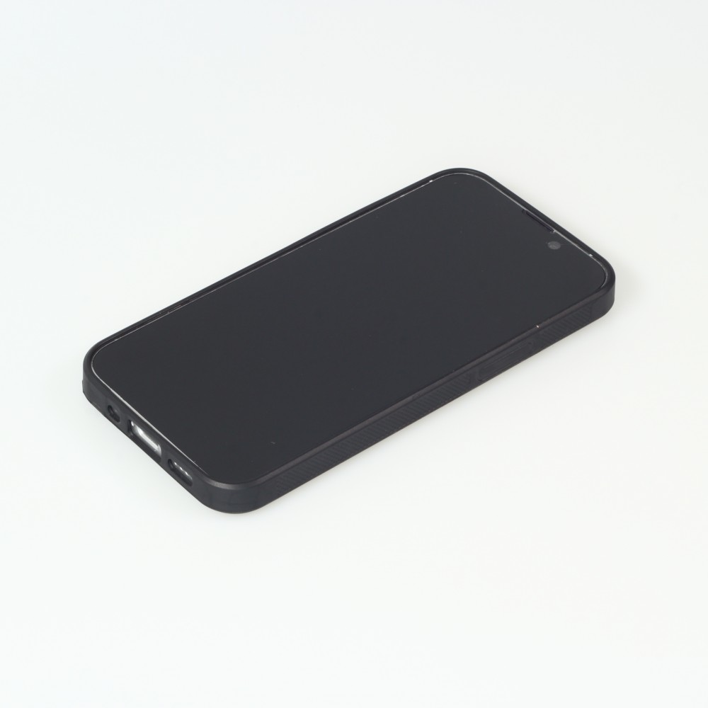 Coque iPhone 13 mini - Silicone rigide noir Halloween 2025 Trick treat