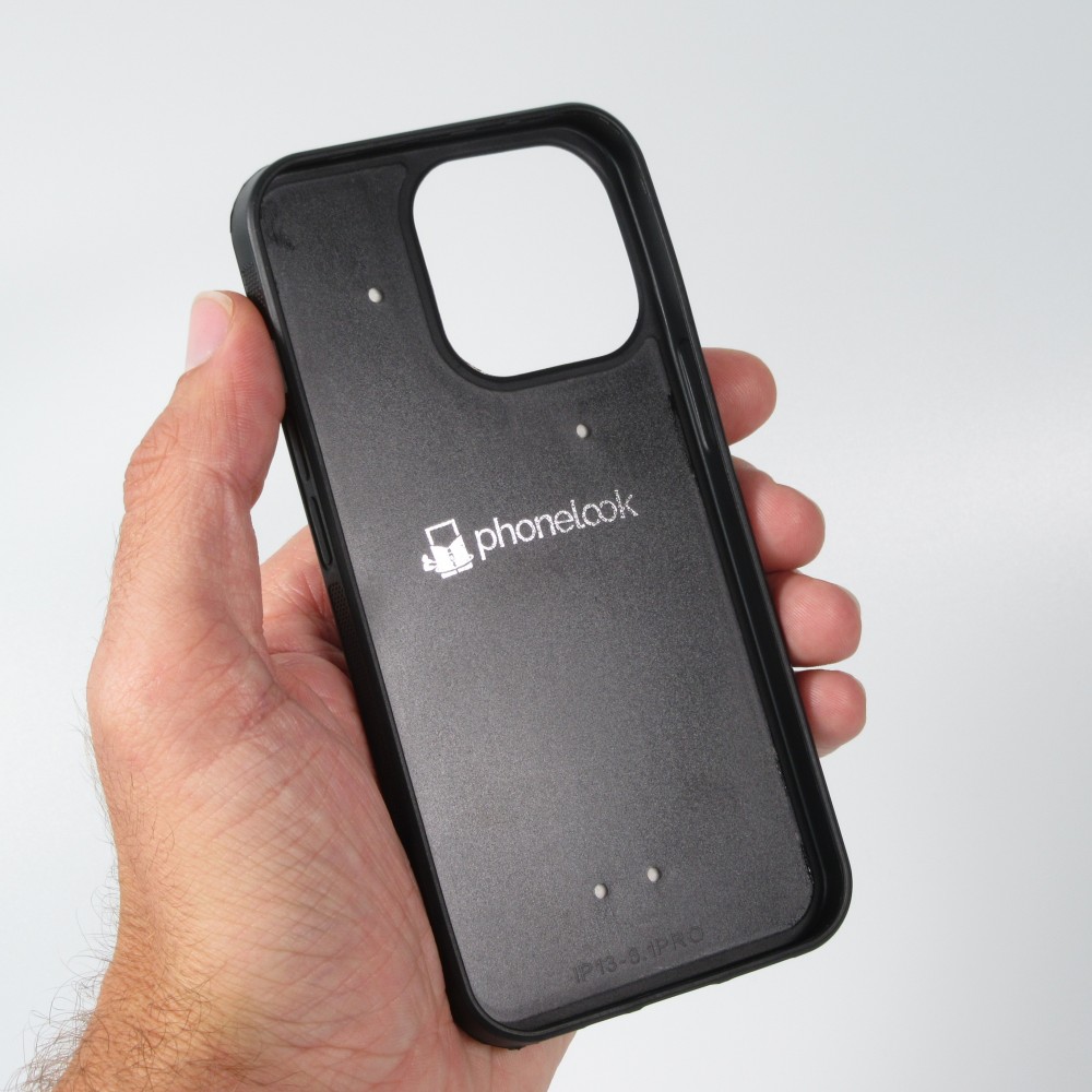 Coque iPhone 13 Pro - Silicone rigide noir Canton BE noir