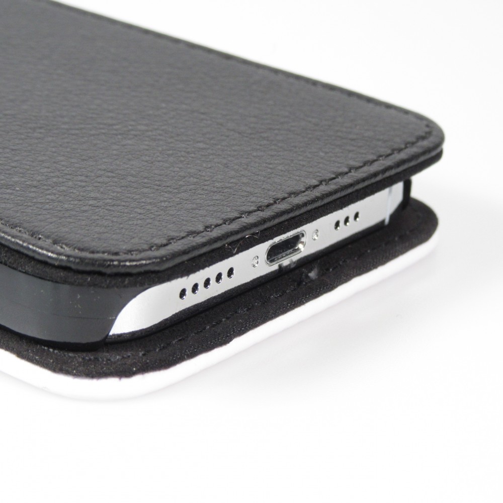 Coque iPhone 13 Pro - Wallet noir Summer 2025 Hello summer