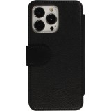 Coque iPhone 14 Pro Max - Wallet noir Summer 2025 Pattern papaya