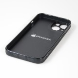 iPhone 14 Plus Case Hülle - Silikon schwarz Kanton LU weiss
