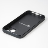 iPhone 14 Plus Case Hülle - Silikon schwarz Kanton LU weiss
