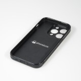 Coque iPhone 14 Pro - Silicone rigide noir Summer 2025 Pattern citron