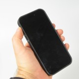 Coque personnalisée avec bords en silicone noir - iPhone 16 Plus