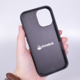 Coque iPhone 16 - Silicone rigide noir Saint Valentines Day 26 You have my pizza heart