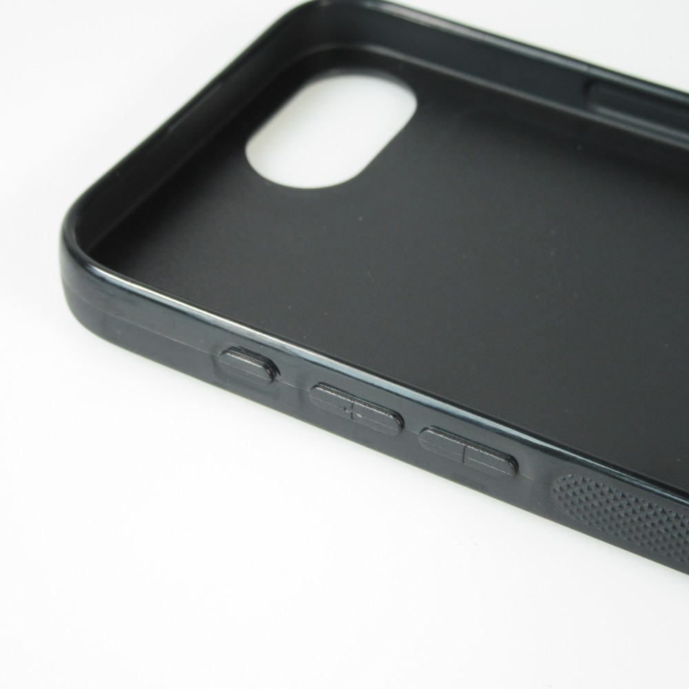 Coque iPhone 16e - Silicone rigide noir Summer 2025 Bring me to the beach