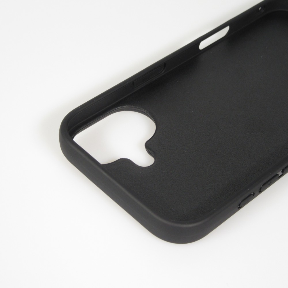 Coque iPhone 17 - Silicone rigide noir Mom 1903