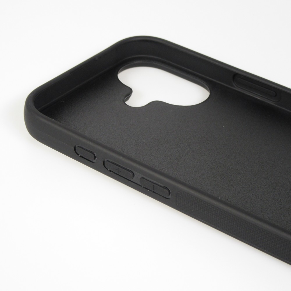 Coque iPhone 17 - Silicone rigide noir Mom 1903