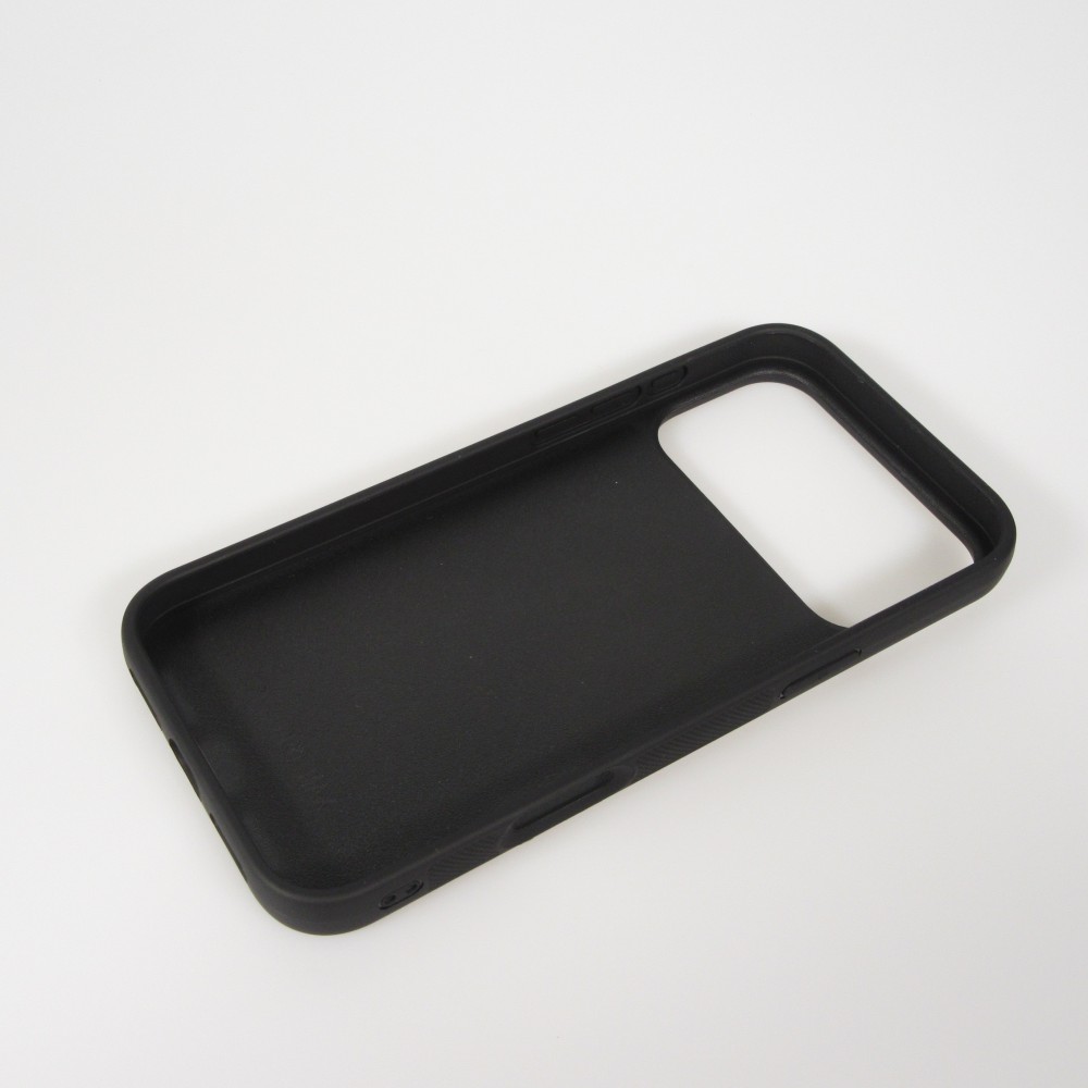 Coque iPhone 17 Pro Max - Silicone rigide noir Senna The King of Rain