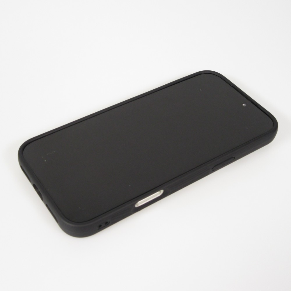 Coque iPhone 17 Pro Max - Silicone rigide noir Senna The King of Rain