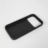 Coque iPhone 17 Pro - Silicone rigide noir Nendaz Mountain Jacuzzi