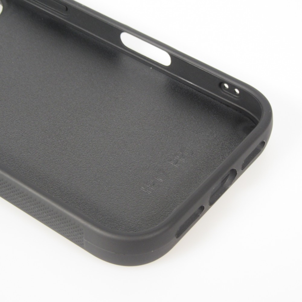 Coque iPhone 17 Pro - Silicone rigide noir Spring 23 Japan