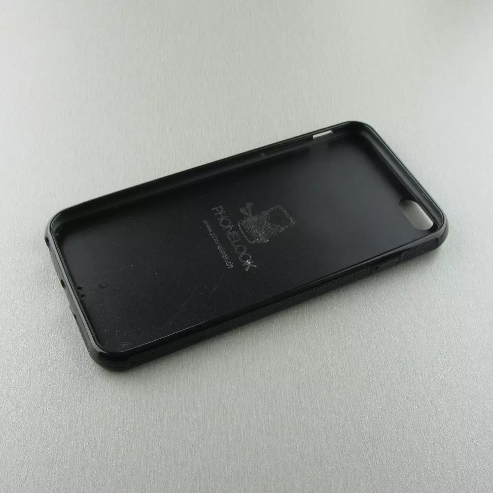 iPhone 6 Plus / 6s Plus Case Hülle - Silikon schwarz Winter 22 Northern Lights