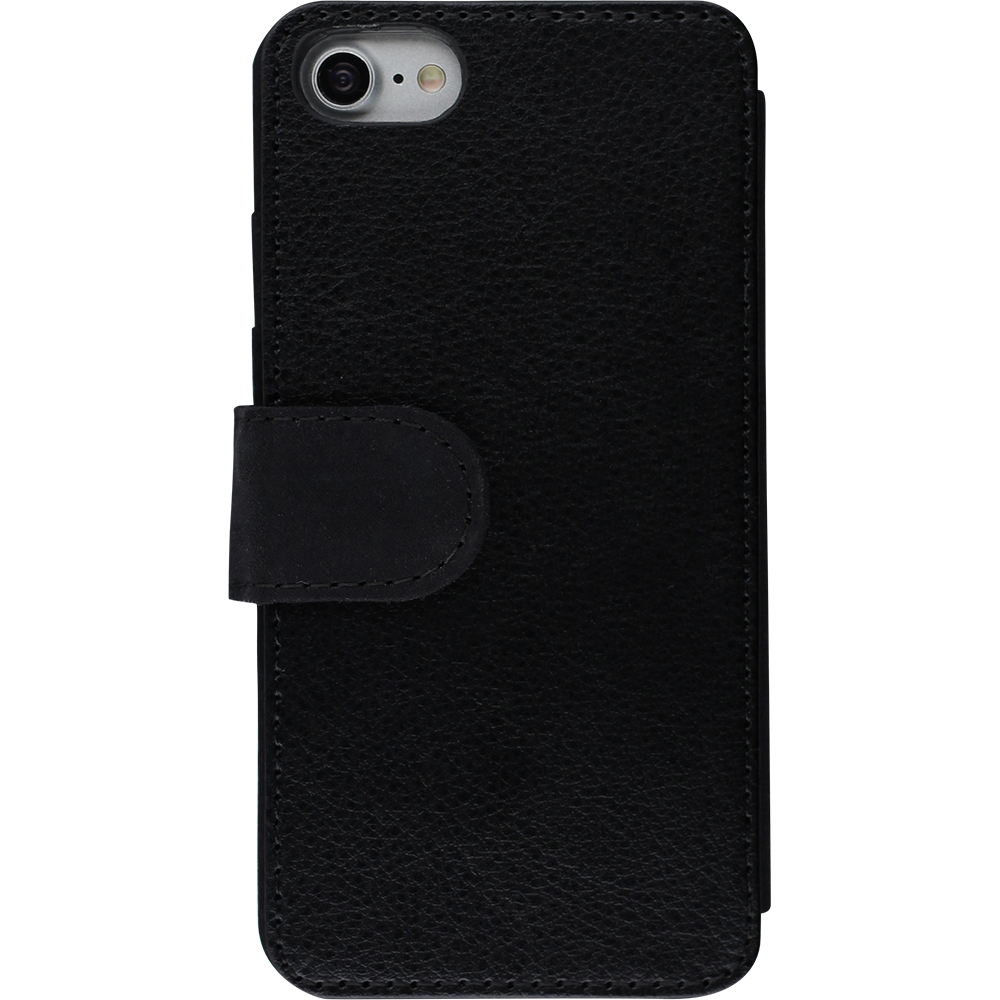 Coque iPhone 7 / 8 / SE (2020, 2022) - Wallet noir Summer 2025 Bring me to the beach