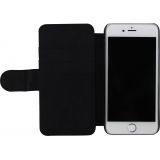 Coque iPhone 7 / 8 / SE (2020, 2022) - Wallet noir Summer 2025 Bring me to the beach