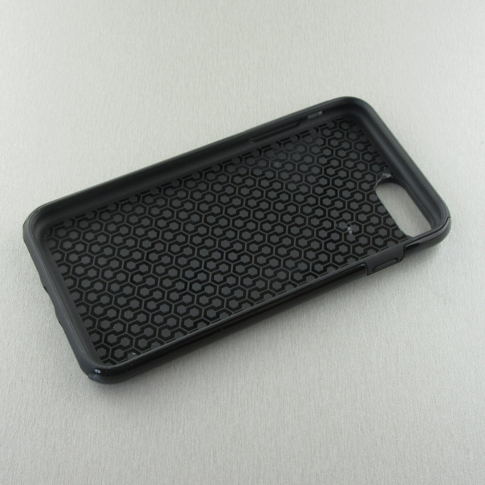 Coque iPhone 7 Plus / 8 Plus - Hybrid Armor noir Summer 2025 Pattern citron