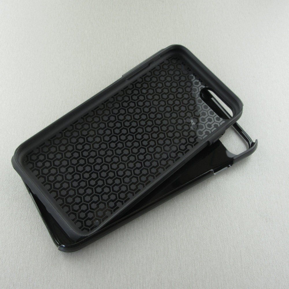 Coque iPhone 7 Plus / 8 Plus - Hybrid Armor noir Summer 2025 Pattern citron