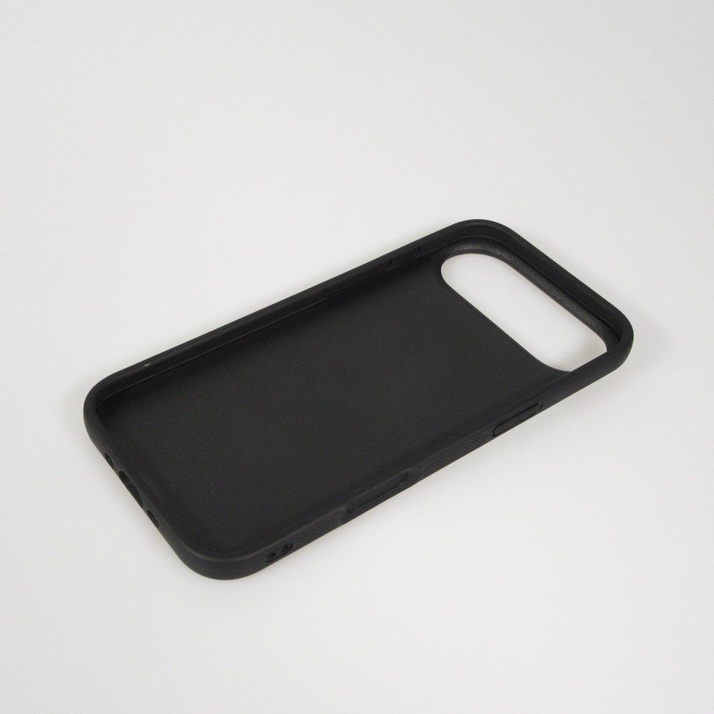 Coque iPhone Air - Silicone rigide noir Poya Suisse 3 noir