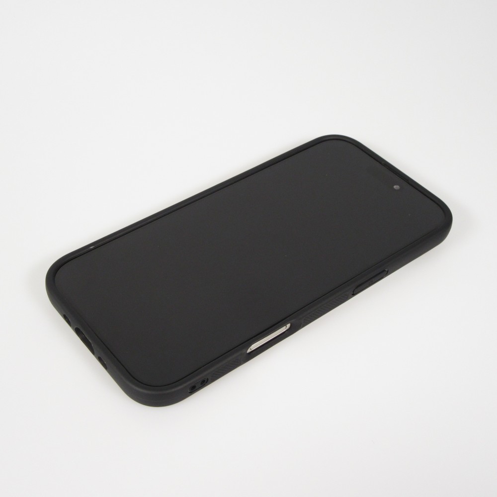 Coque iPhone Air - Silicone rigide noir Poya Suisse 3 noir